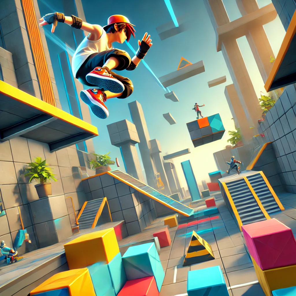 Parkour Block 3D Character